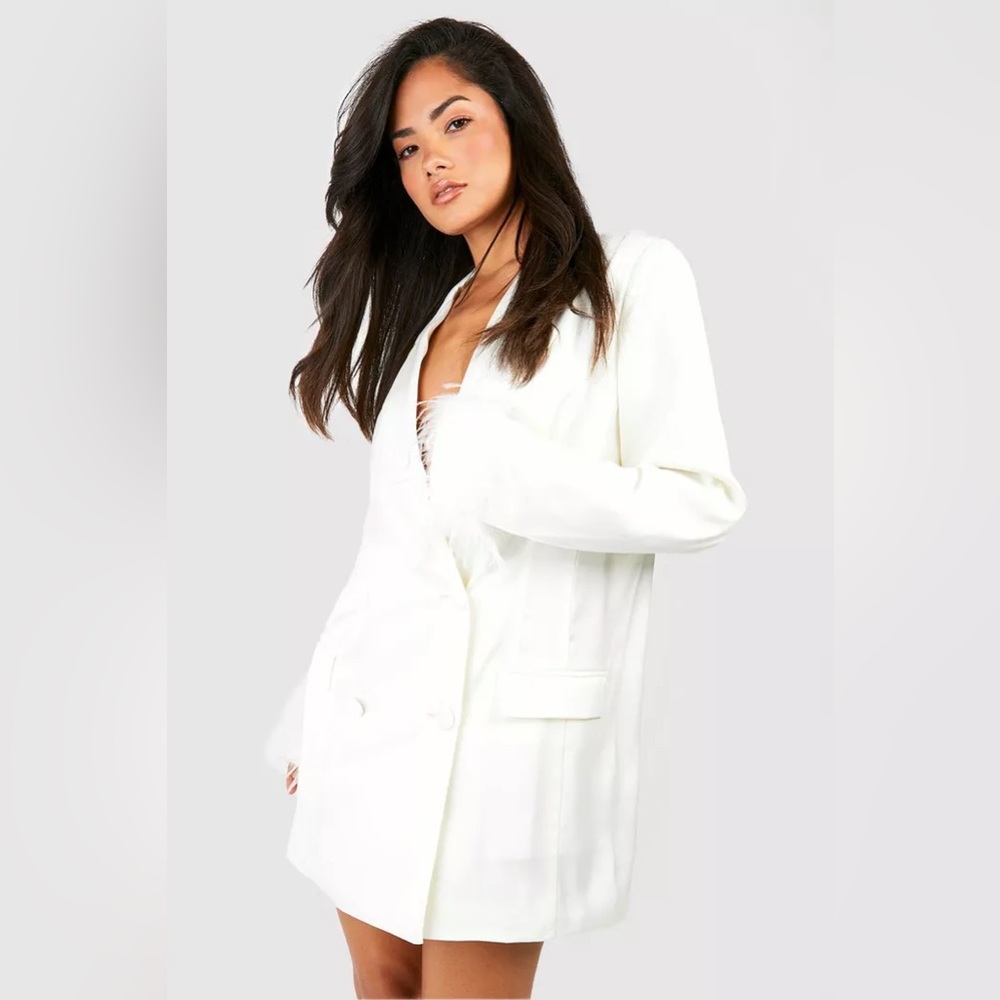 Brand new satin blazer dress!